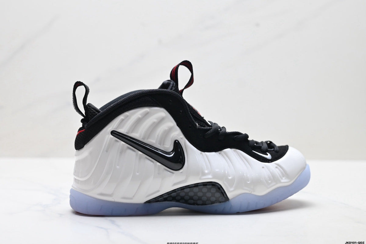 Nike Air Penny Foamposite One Black White Red Sneakers