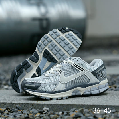 Nike Air Zoom Vomero 5 Sneakers in Light Gray and Navy