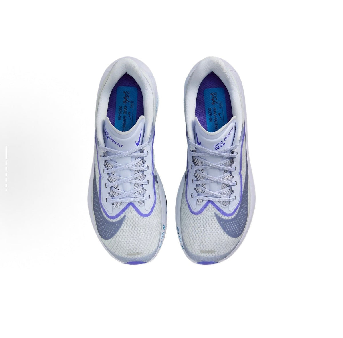 Nike Zoom Fly Running Shoes in White and Purple