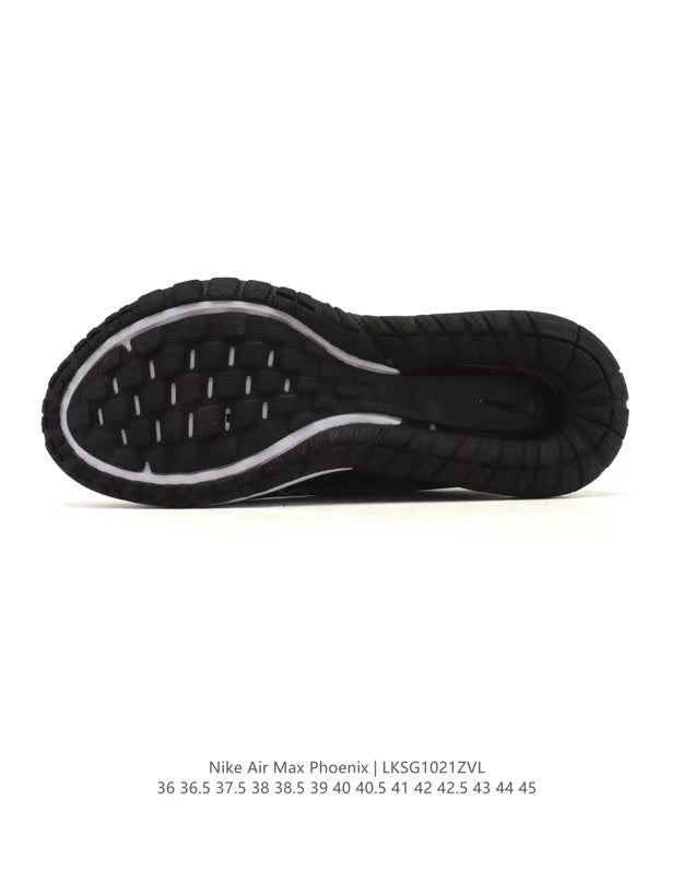 Nike Air Max Phoenix Black and White Sneakers LKS1021ZVI