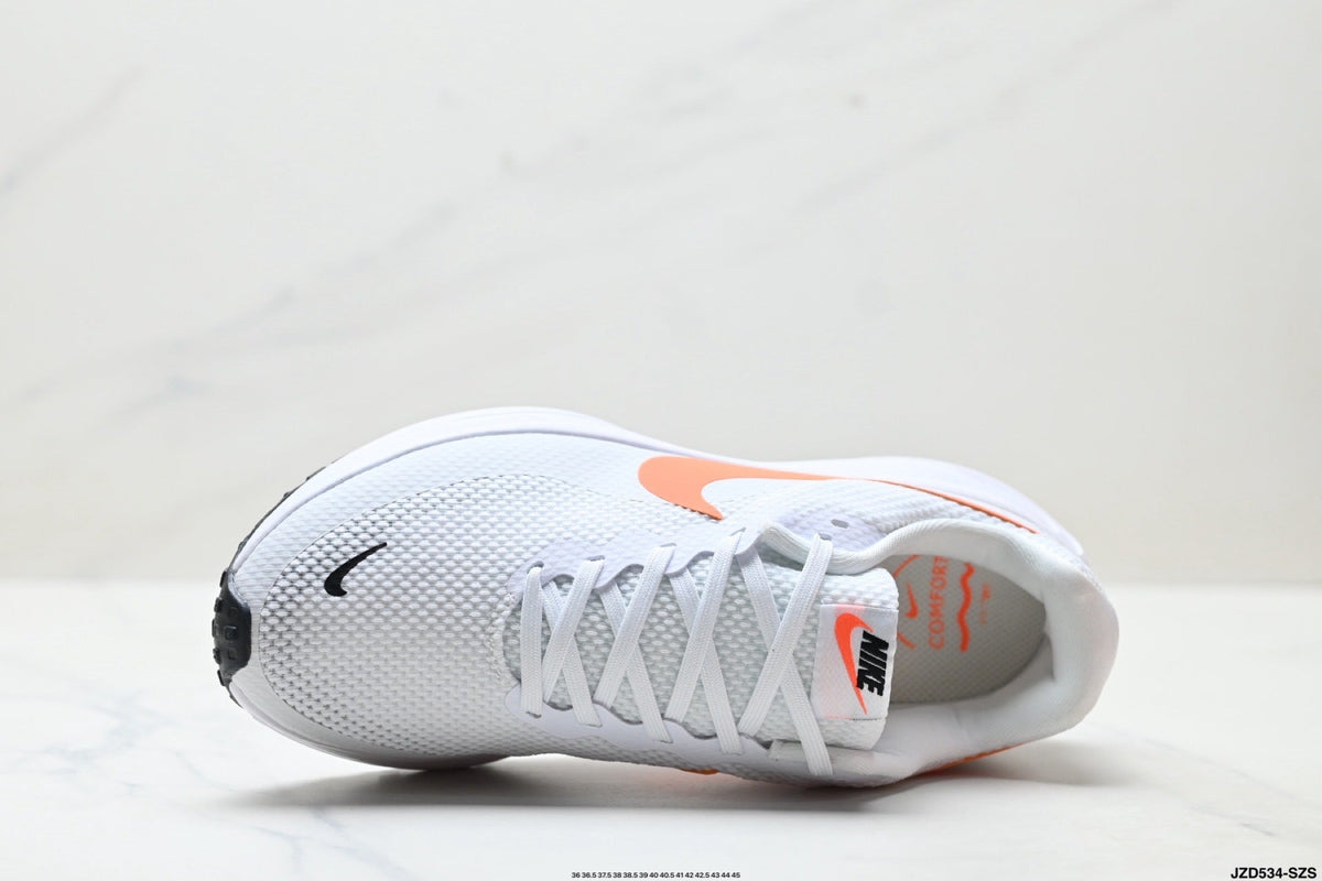 Nike Revolution 8 Running Shoes White and Orange
