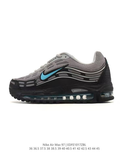 Nike Air Max 97 Grey and Black Sneakers EDE1017ZBL