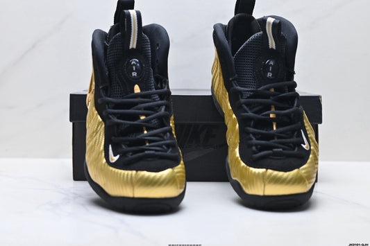 Nike Air Foamposite One Penny Hardaway Black Gold Sneakers