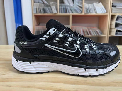 Nike P-6000 Sneakers Black and White CD6404-026