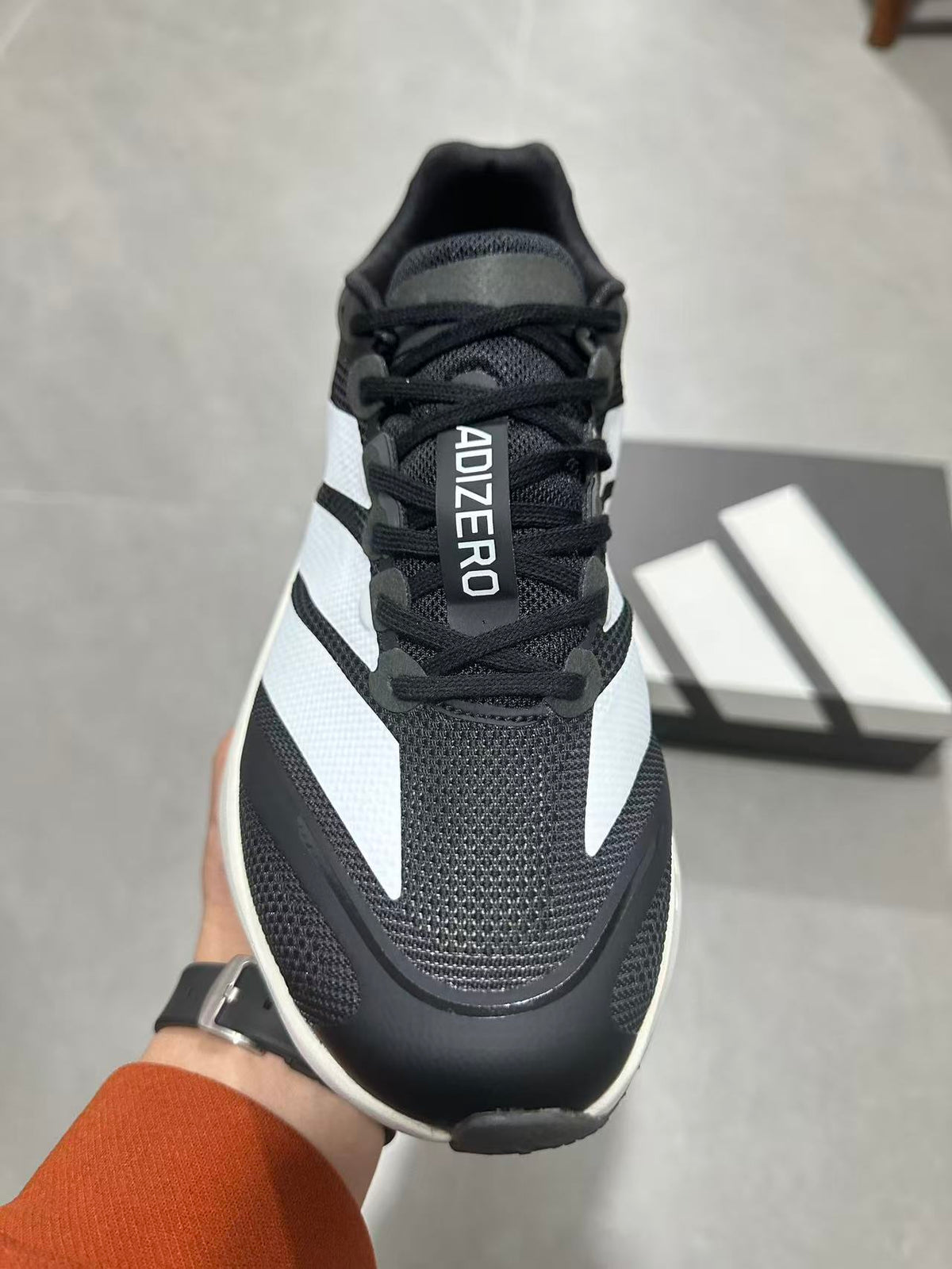 Nike Adizero Lightstrike Pro Running Shoes Black White JS4938