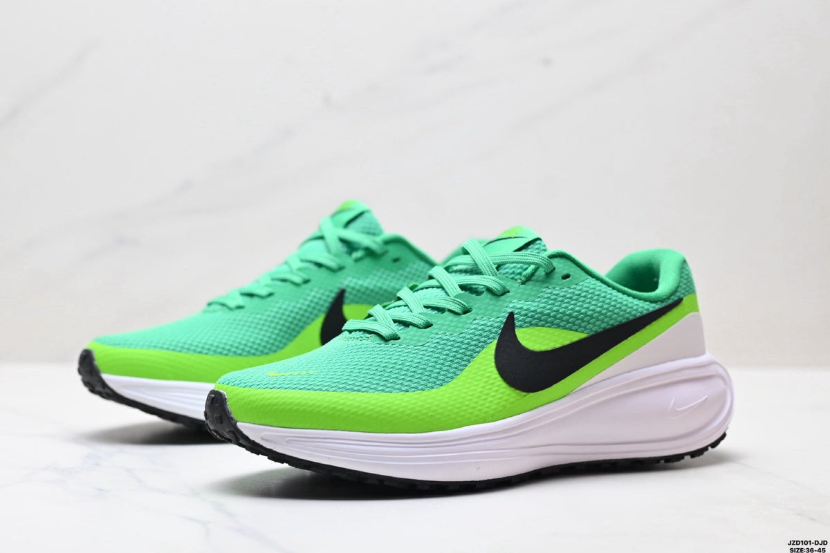 Nike Revolution 8 Running Shoes in Teal and Lime