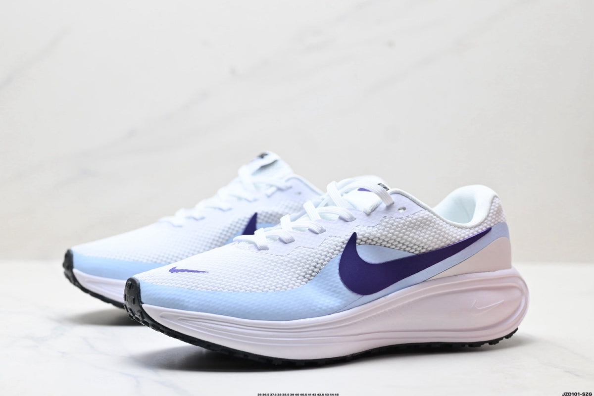 Nike Revolution 8 Running Shoes White Blue Purple