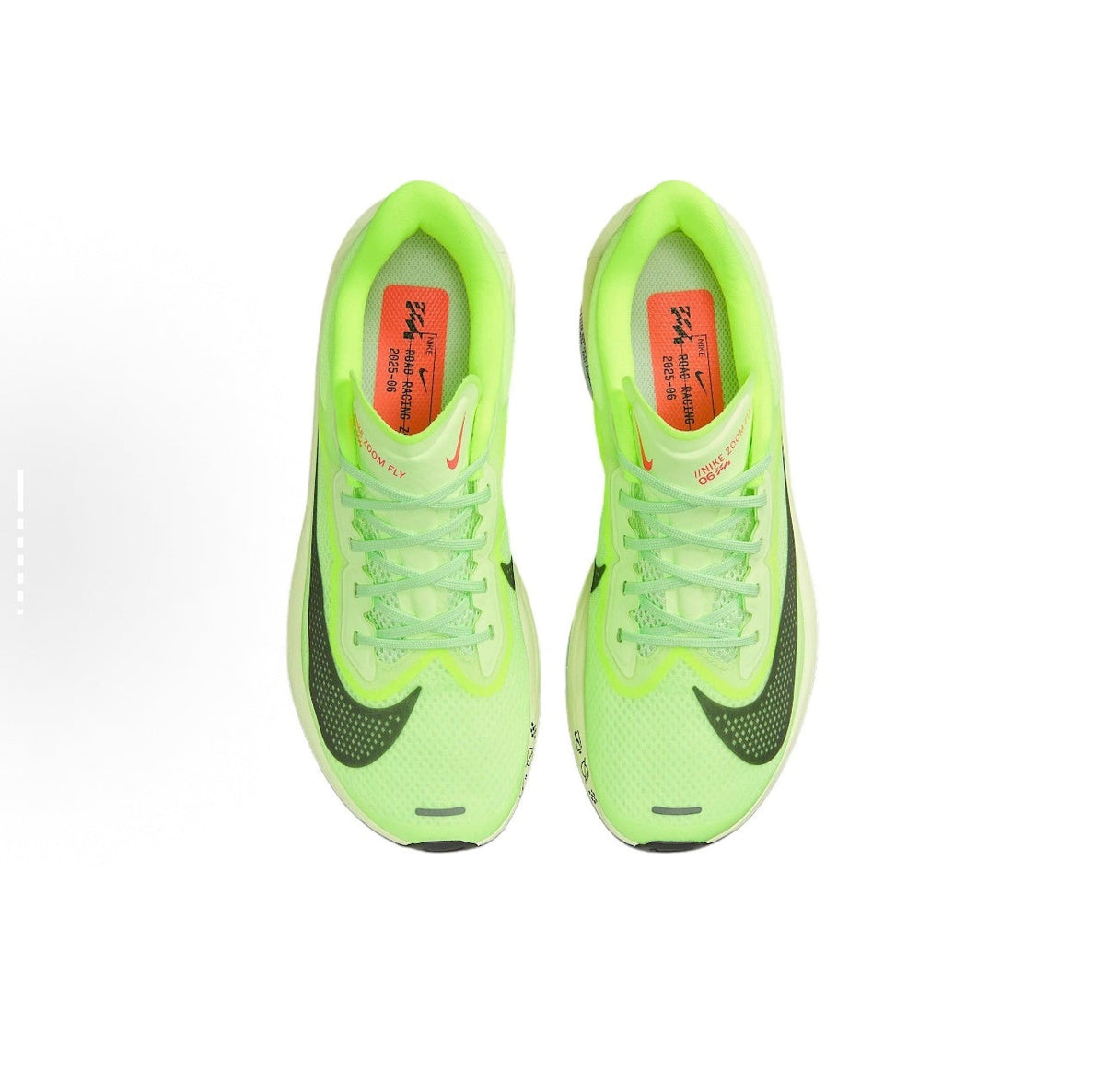 Nike Zoom Fly Running Shoes in Volt Green and Black