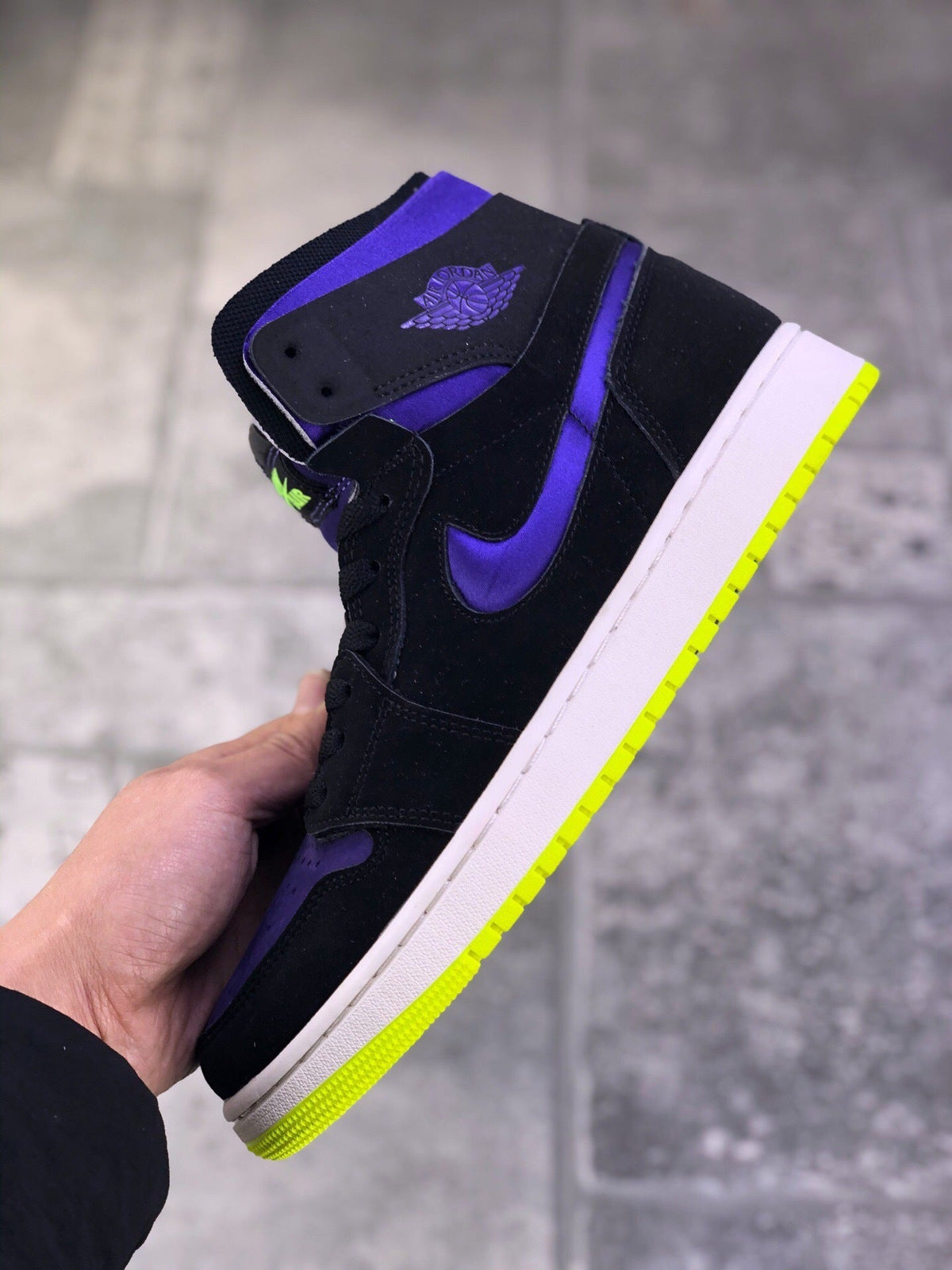 Nike Air Jordan 1 Zoom Air CMFT Lemon Venom Plum Purple