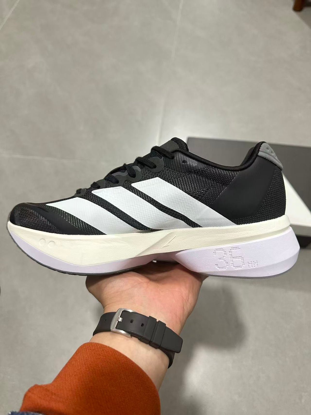 Nike Adizero Lightstrike Pro Running Shoes Black White JS4938
