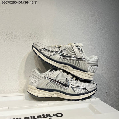 Nike Air Zoom Vomero 5 Sneakers, White and Black