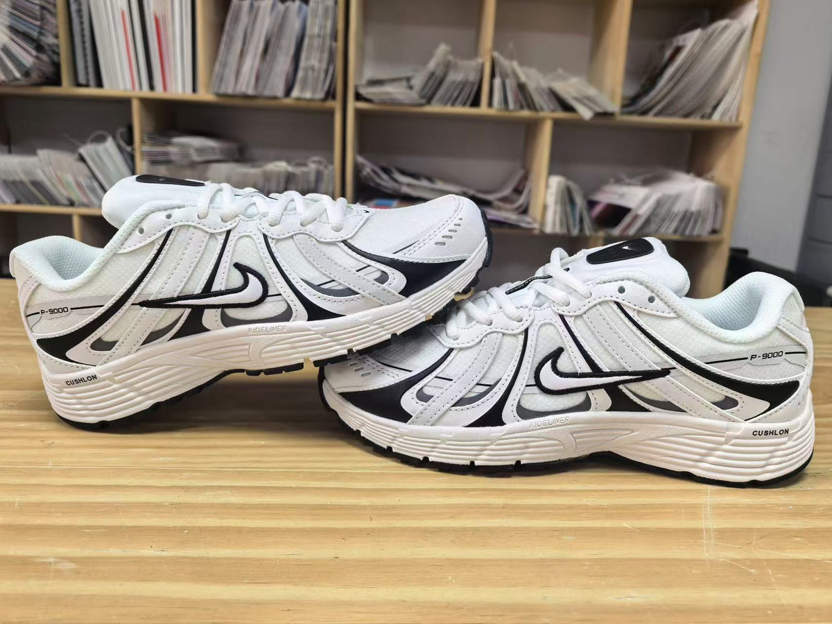Nike P-9000 White and Black Sneakers