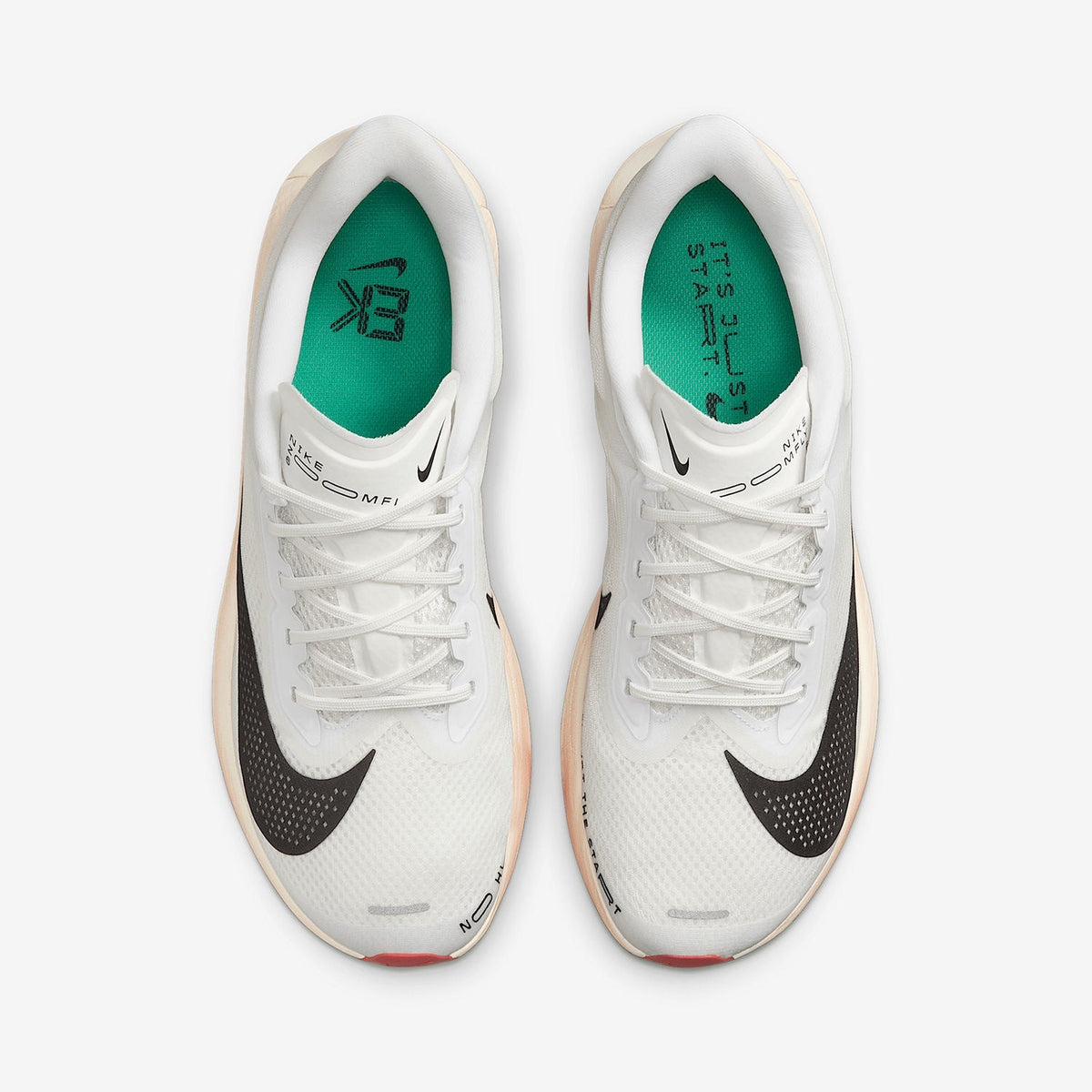 Nike ZoomX White Black Orange Running Shoes