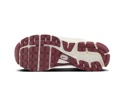 Nike Zoom Vomero 5 Sneakers in Sail and Burgundy