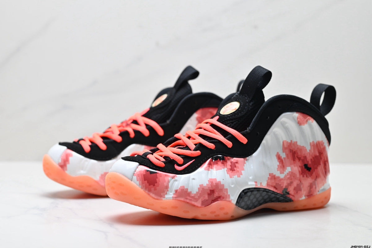 Nike Air Penny 1 Sneakers Black White Bright Crimson