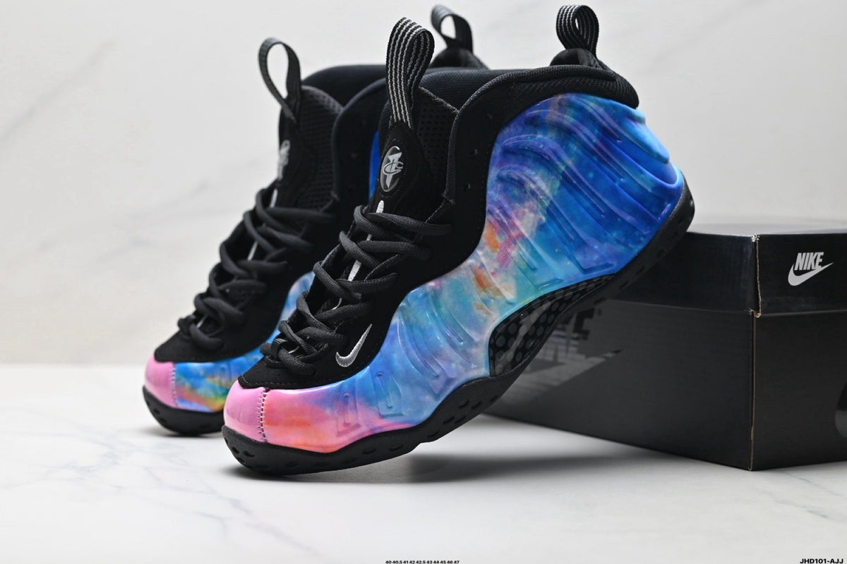 Nike Air Foamposite One Penny Hardaway Sneakers, Blue Iridescent