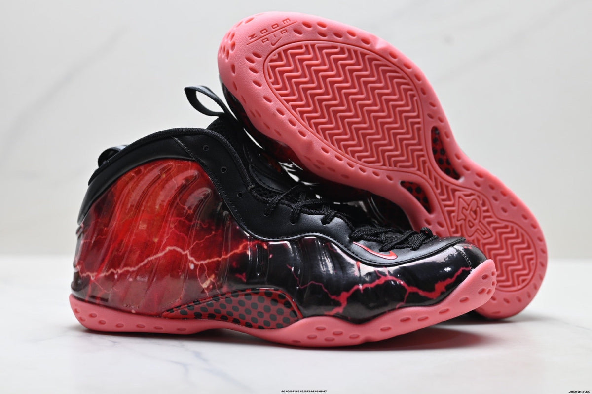 Nike Air Foamposite One Penny Hardaway Black Red Sneakers