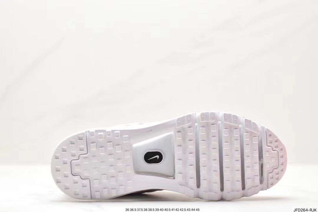 Nike Air Max 270 White and Silver Sneakers