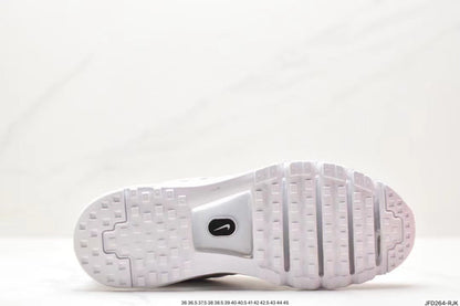 Nike Air Max 270 White and Silver Sneakers
