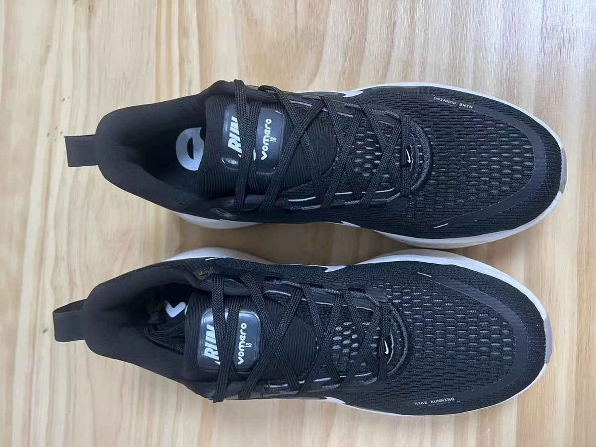Nike Vomero 18 Running Shoes Black and White