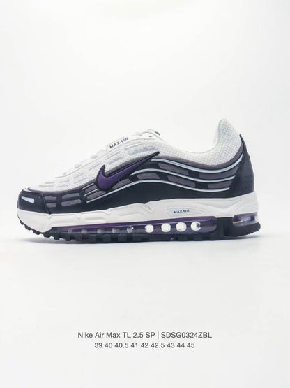 Nike Air Max TL 2.5 SP White Purple Sneakers SDSG0324ZBL