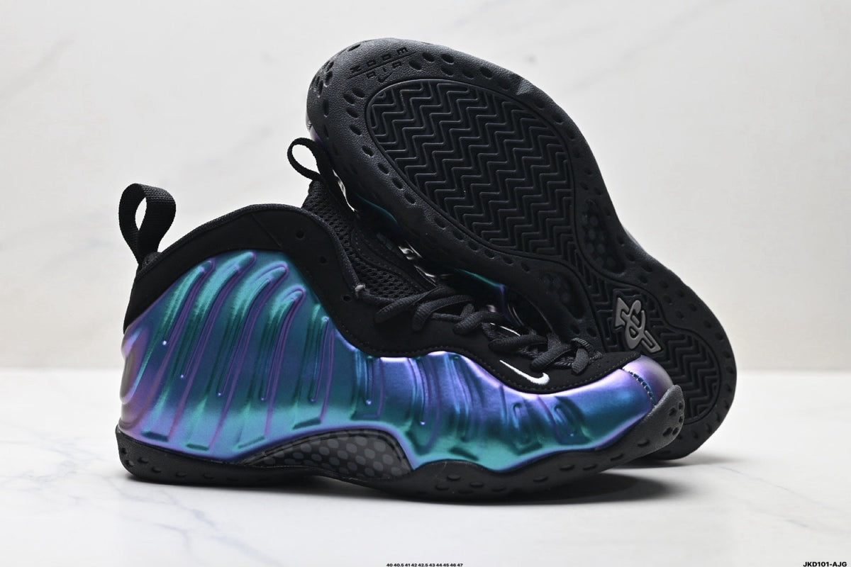 Nike Air Foamposite One Penny Hardaway Sneakers Black Blue Purple
