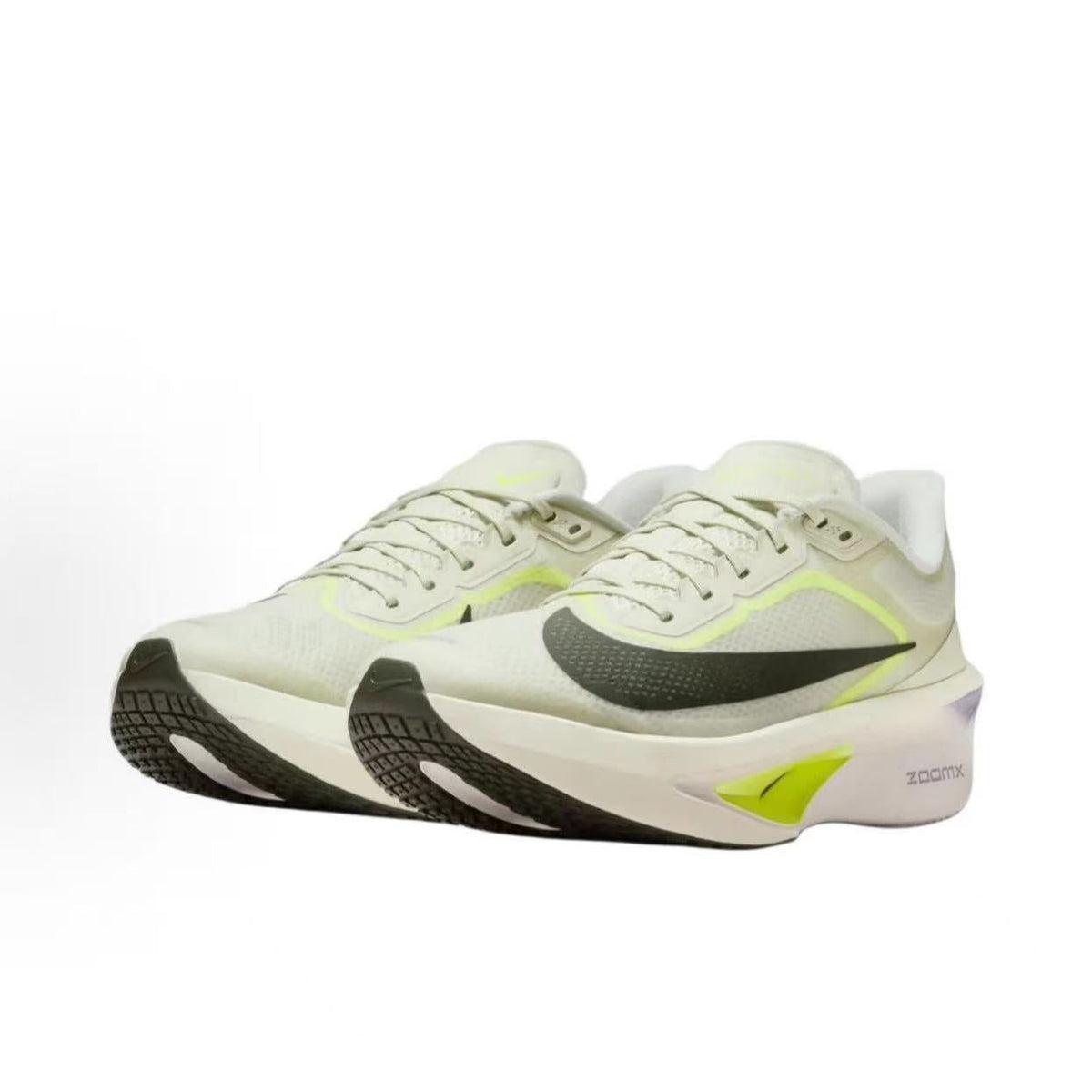 Nike ZoomX Running Shoes, Seaweed Green and Volt