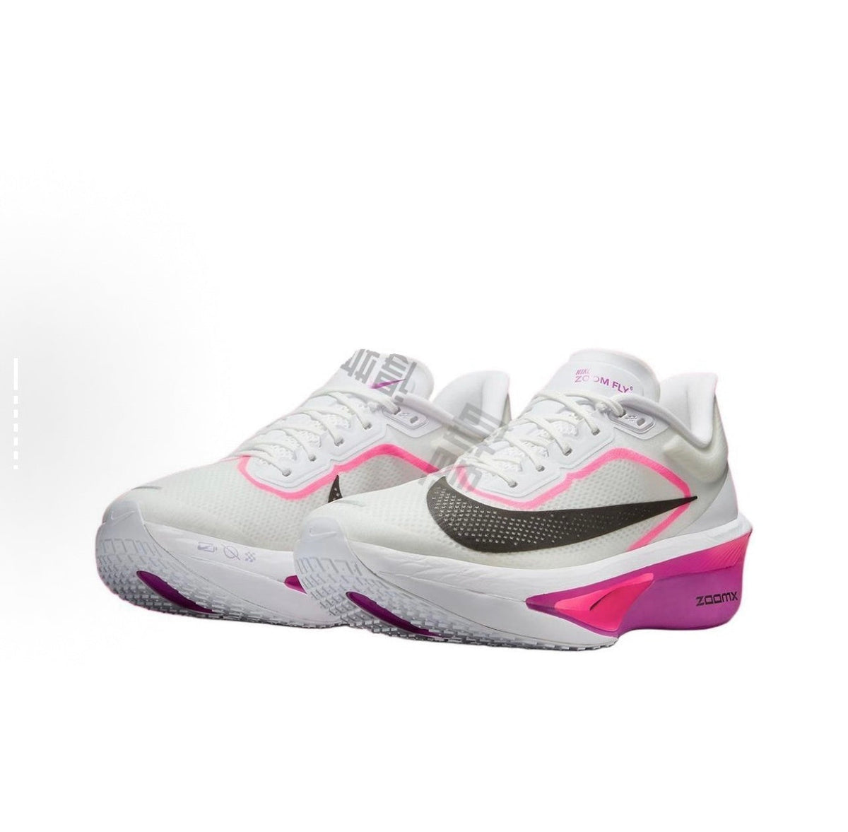 Nike Zoom Fly 5 Running Shoes White Black Pink