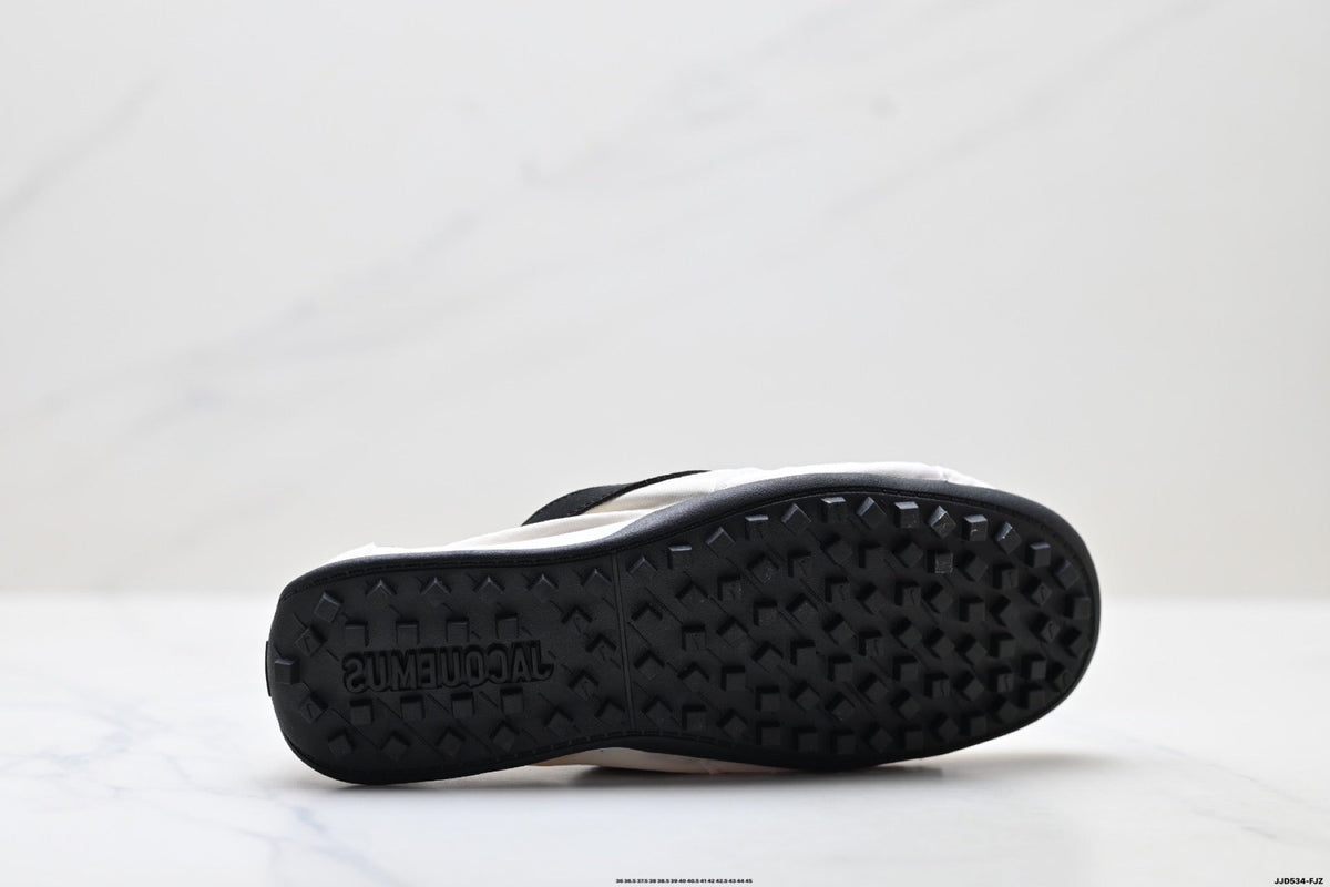 Jacquemus x Nike Jacumoon Low-Top Sneakers, White and Black