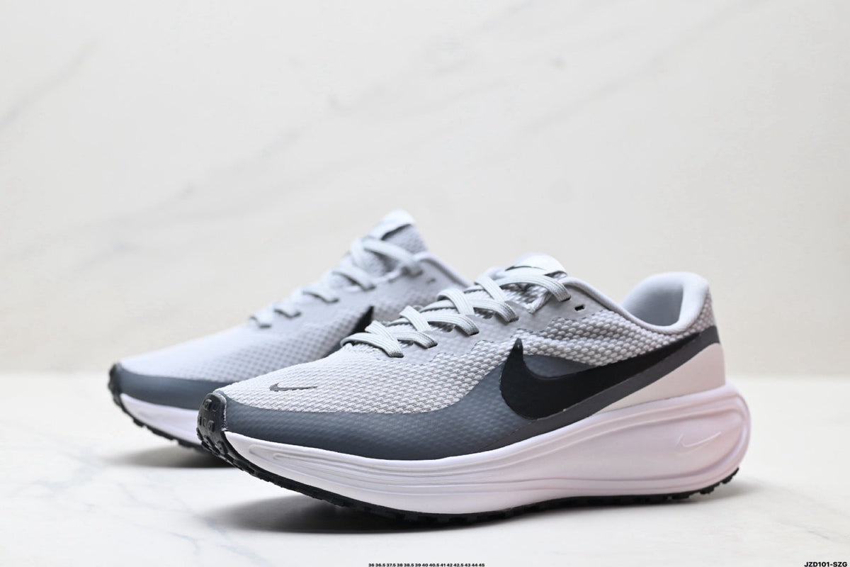 Nike Revolution 8 Running Shoes, White and Gray