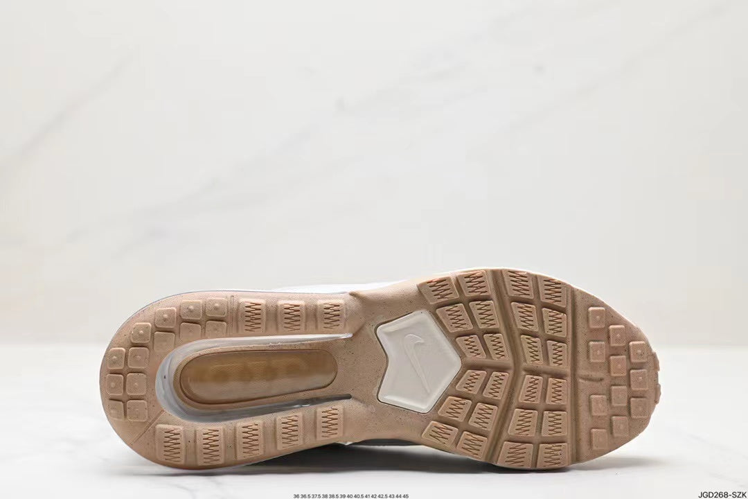 Nike Air Max 270 React ENG Sneakers in Khaki and White