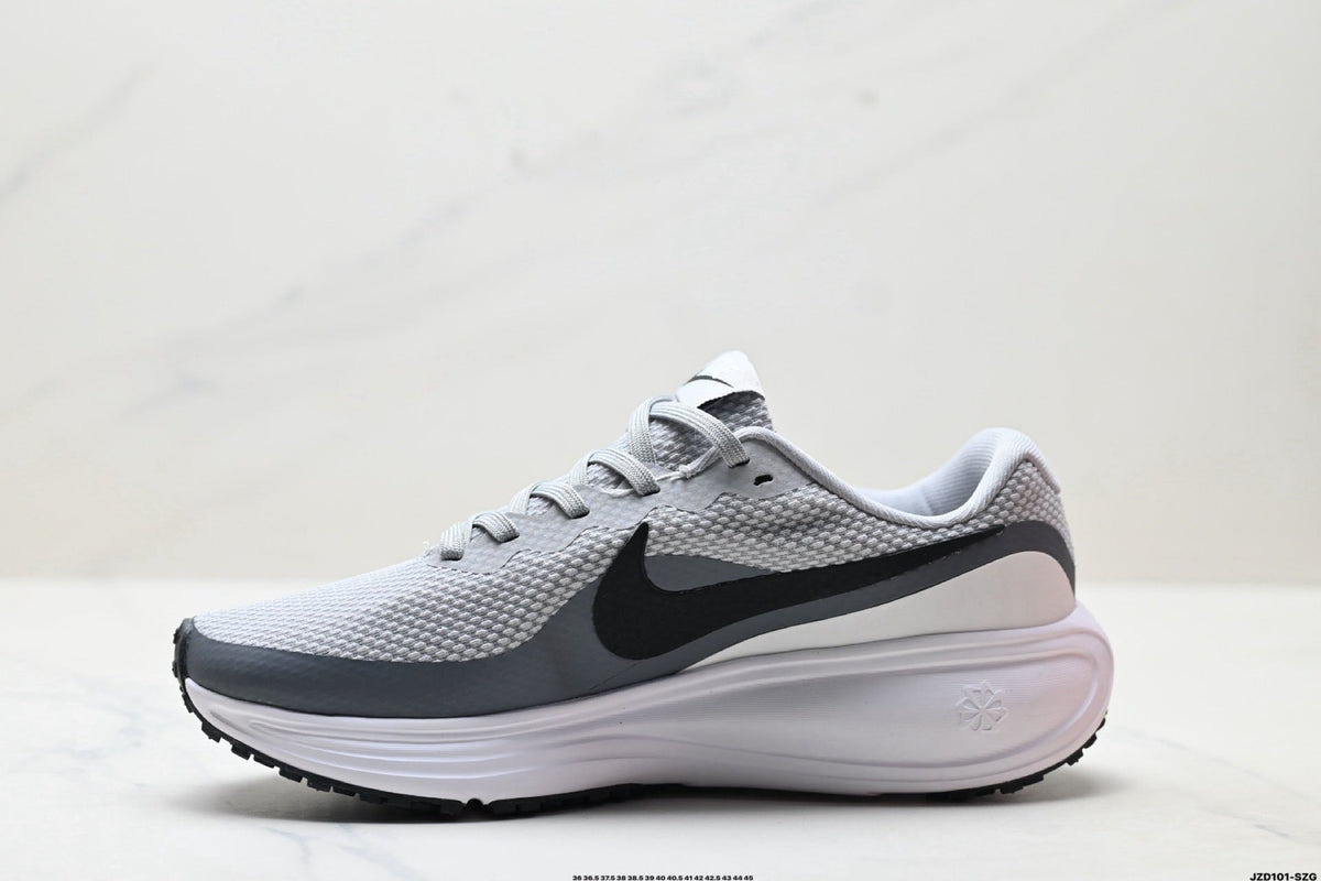 Nike Revolution 8 Running Shoes, White and Gray