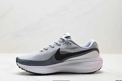 Nike Revolution 8 Running Shoes, White and Gray