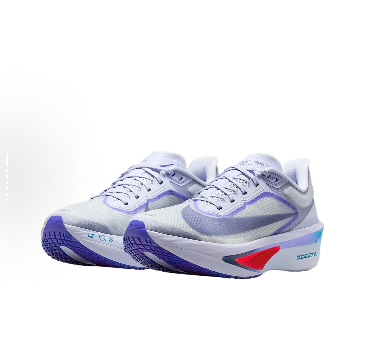 Nike Zoom Fly Running Shoes in White and Purple