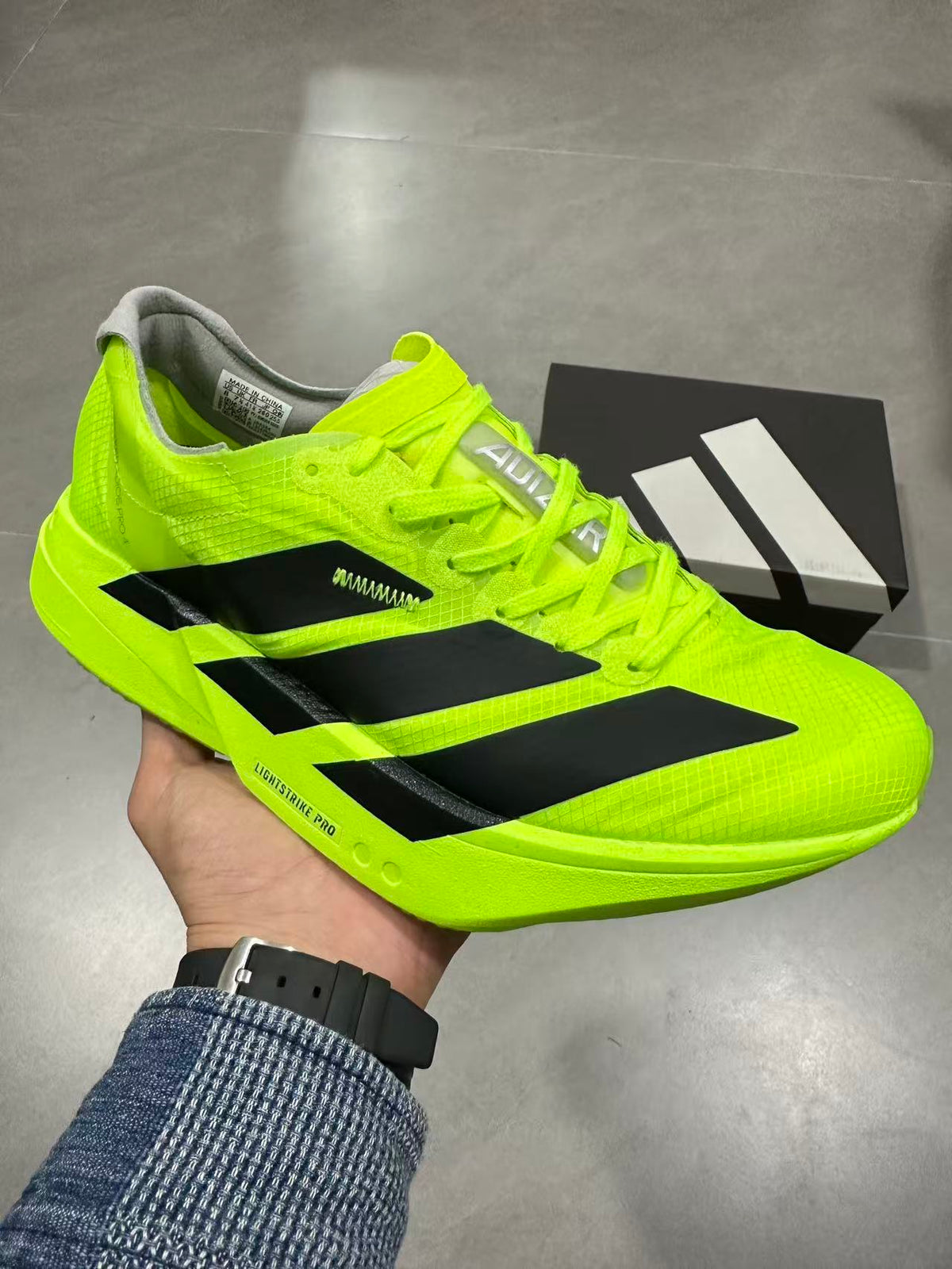 Nike Lightstrike Pro Running Shoes in Volt Green