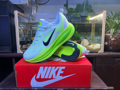 Nike Vomero 18 Running Shoes in Blue and Volt Green