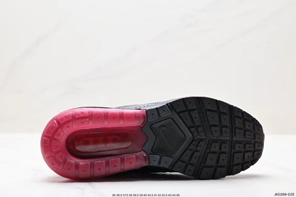 Nike Air Max 270 React Black White Purple Sneakers
