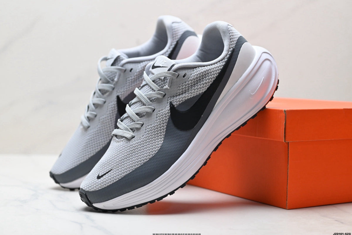 Nike Revolution 8 Running Shoes, White and Gray