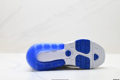 Nike Air Max 270 React White and Blue Sneakers JFD268-FDK