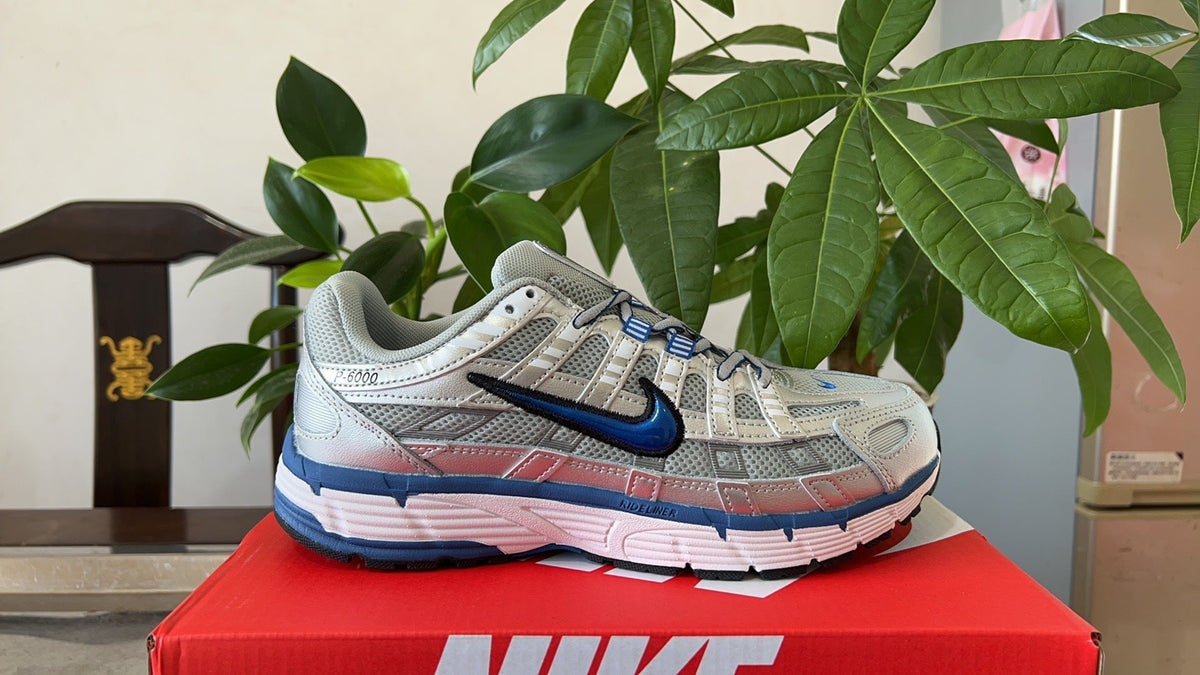Nike P-6000 Sneakers White Grey Blue BV1021-001