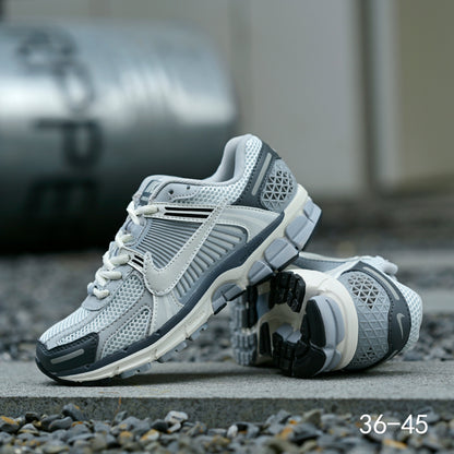 Nike Air Zoom Vomero 5 Sneakers in Light Gray and Navy