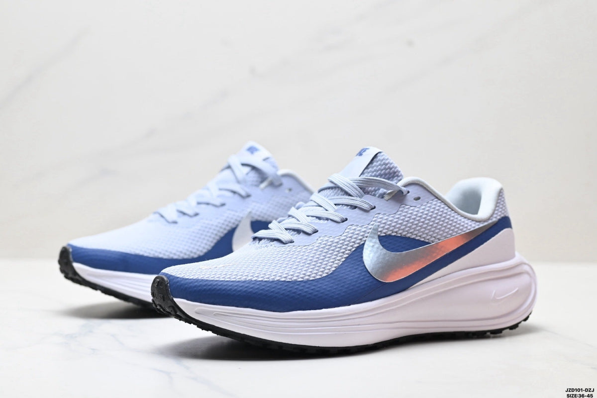 Nike Revolution 8 Running Shoes, Light Blue and Navy