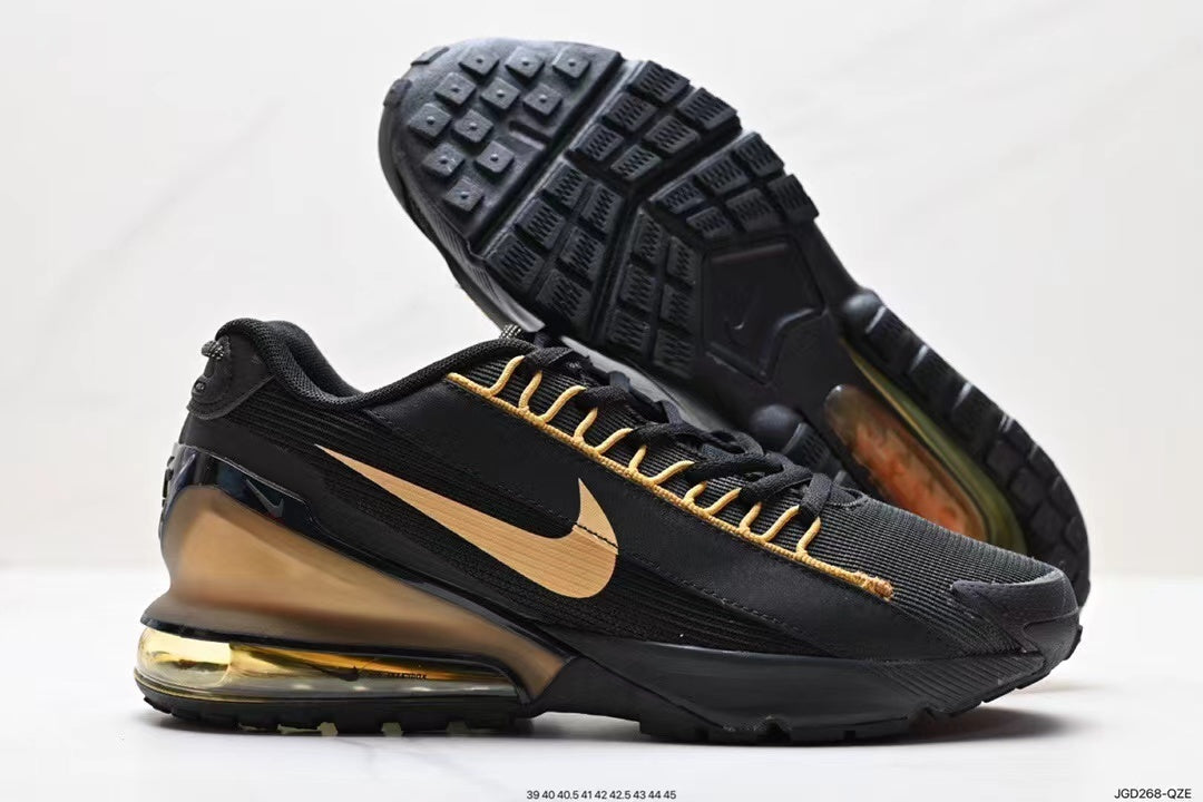 Nike Air Max 270 Black Gold Sneakers