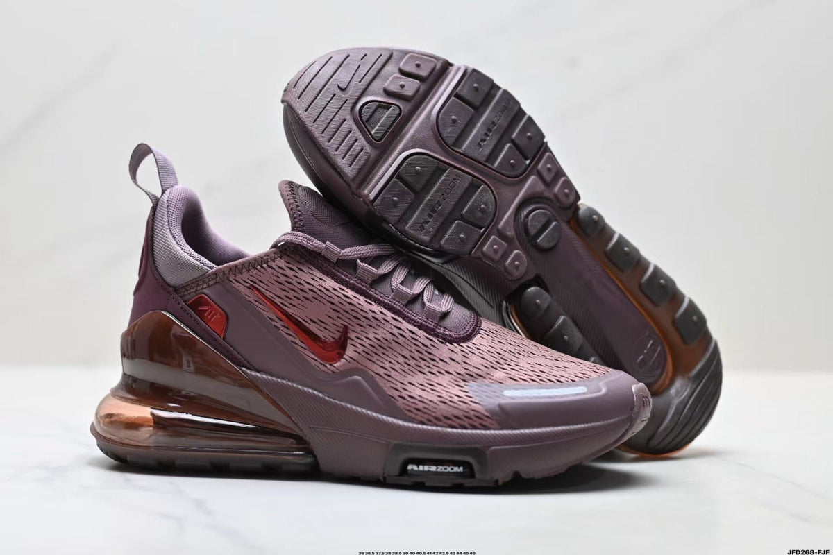 Nike Air Max 270 Burgundy Running Shoes