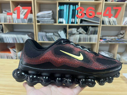 Nike Air Max Running Shoes in Black with Pink Accents