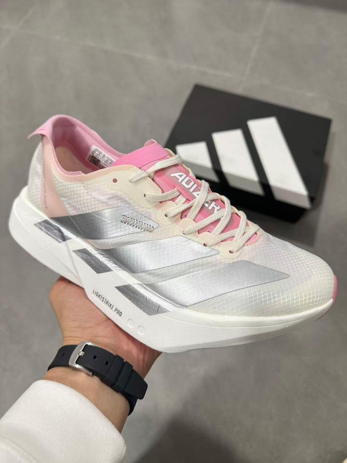 Nike Lightstrike Pro Running Shoes White Pink JQ4445