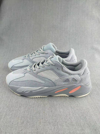 Nike Yeezy 700 V2 Shoes in Blue Grey and Coral