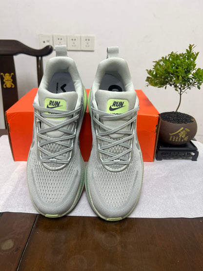 Nike Vomero 18 Running Shoes, Gray and Volt