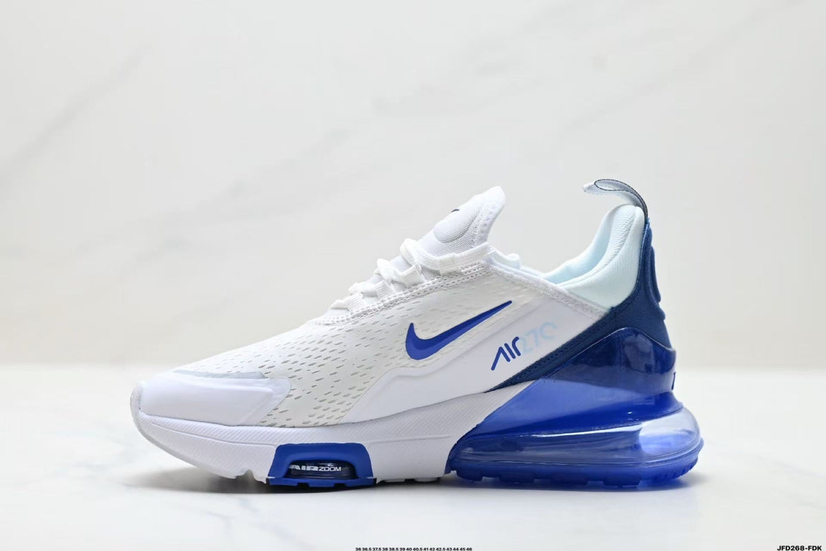 Nike Air Max 270 React White and Blue Sneakers JFD268-FDK