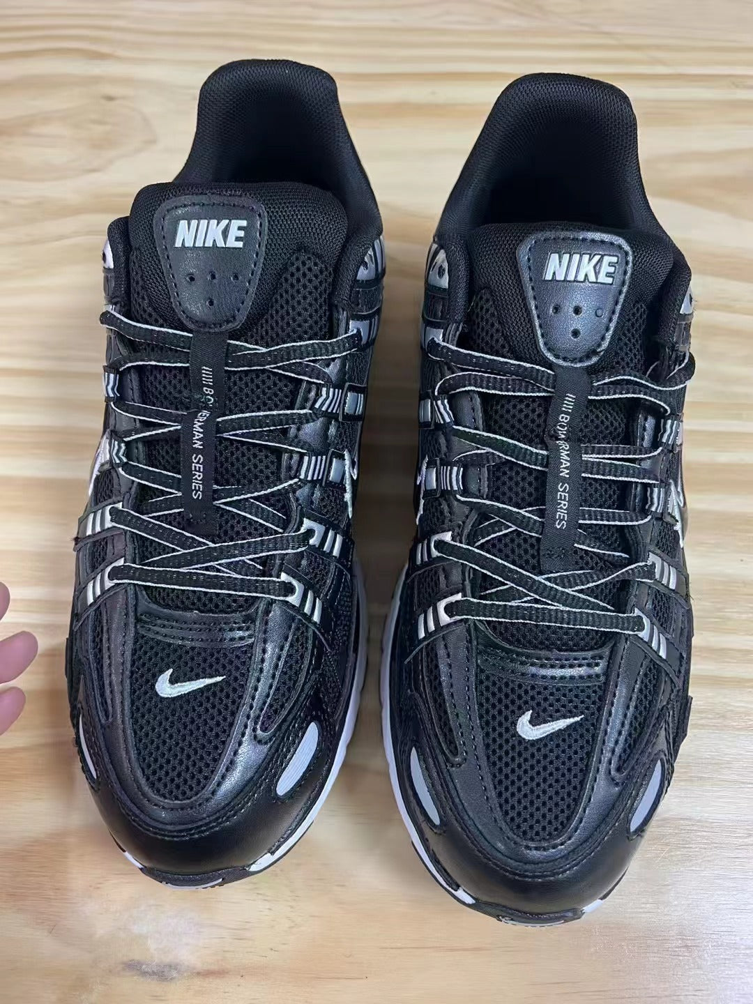 Nike P-6000 Sneakers Black and White CD6404-026